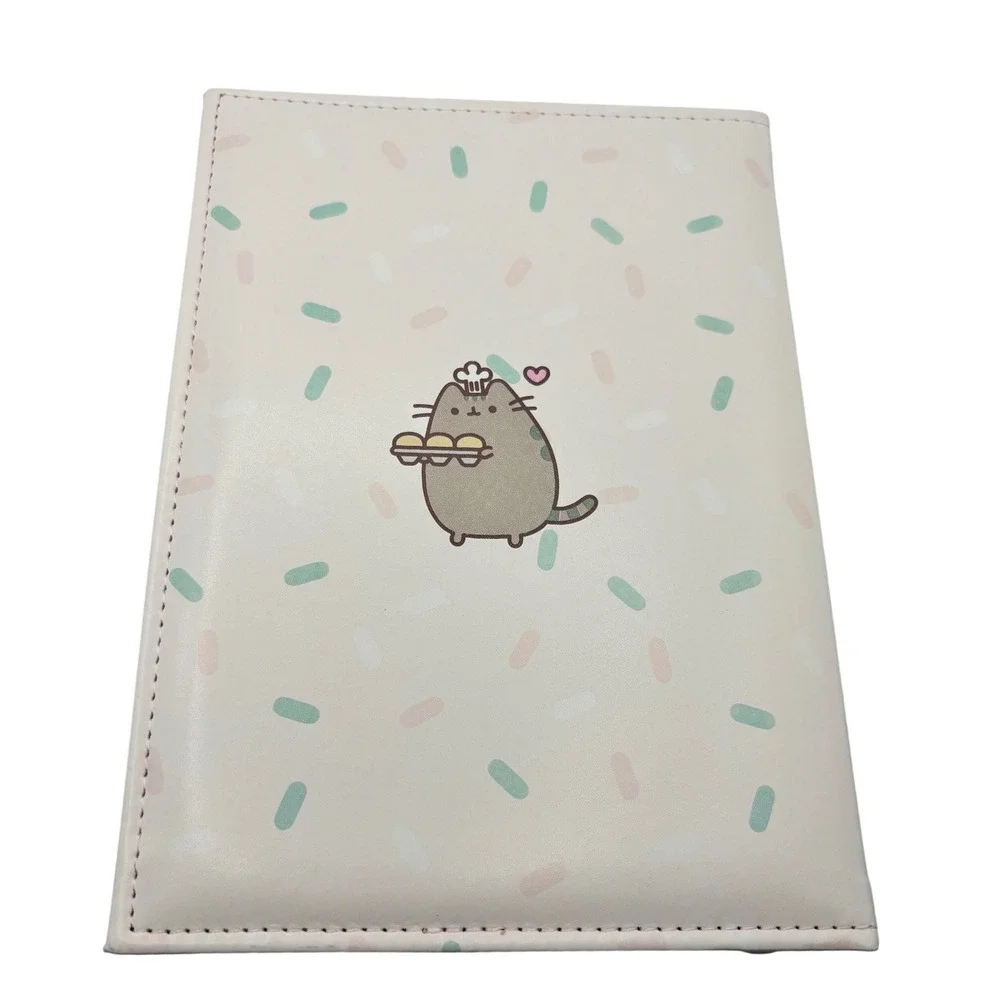Pusheen Cat Squishy Cupcake Notebook Cream Pastel Sprinkle Journal Stationery